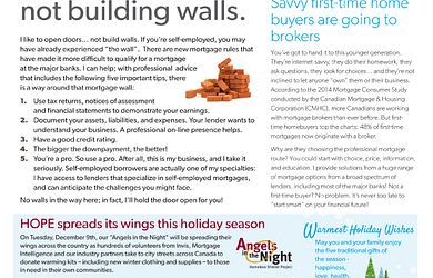 Your Home and Mortgage Newsletter - Dec 2015 | Ingrid Bjel McGaughey | Toronto Mortgage Broker